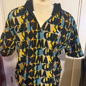 Puma Colorful Graphic Half-Zip Top